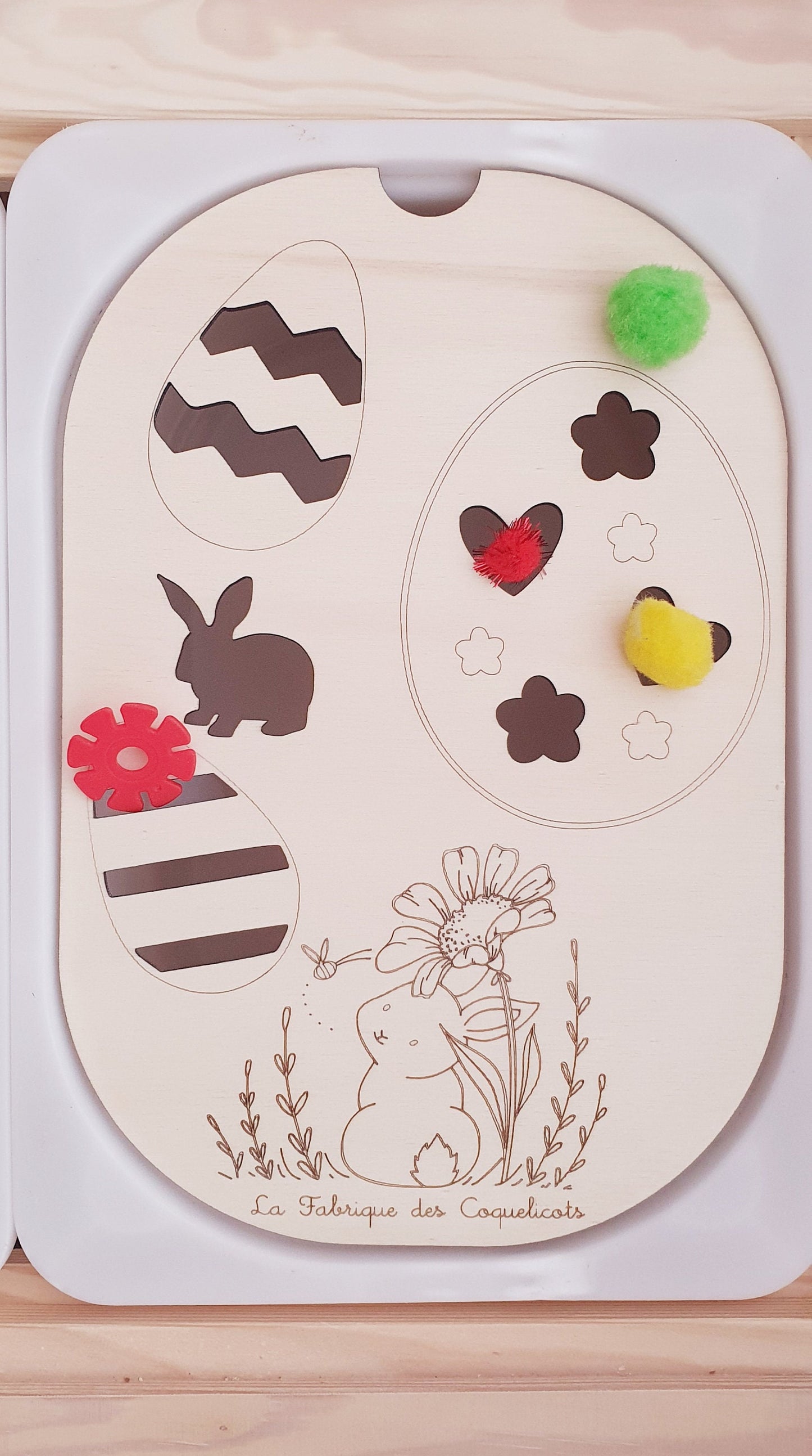 Petit couvercle TROFAST / Lapin de Paques