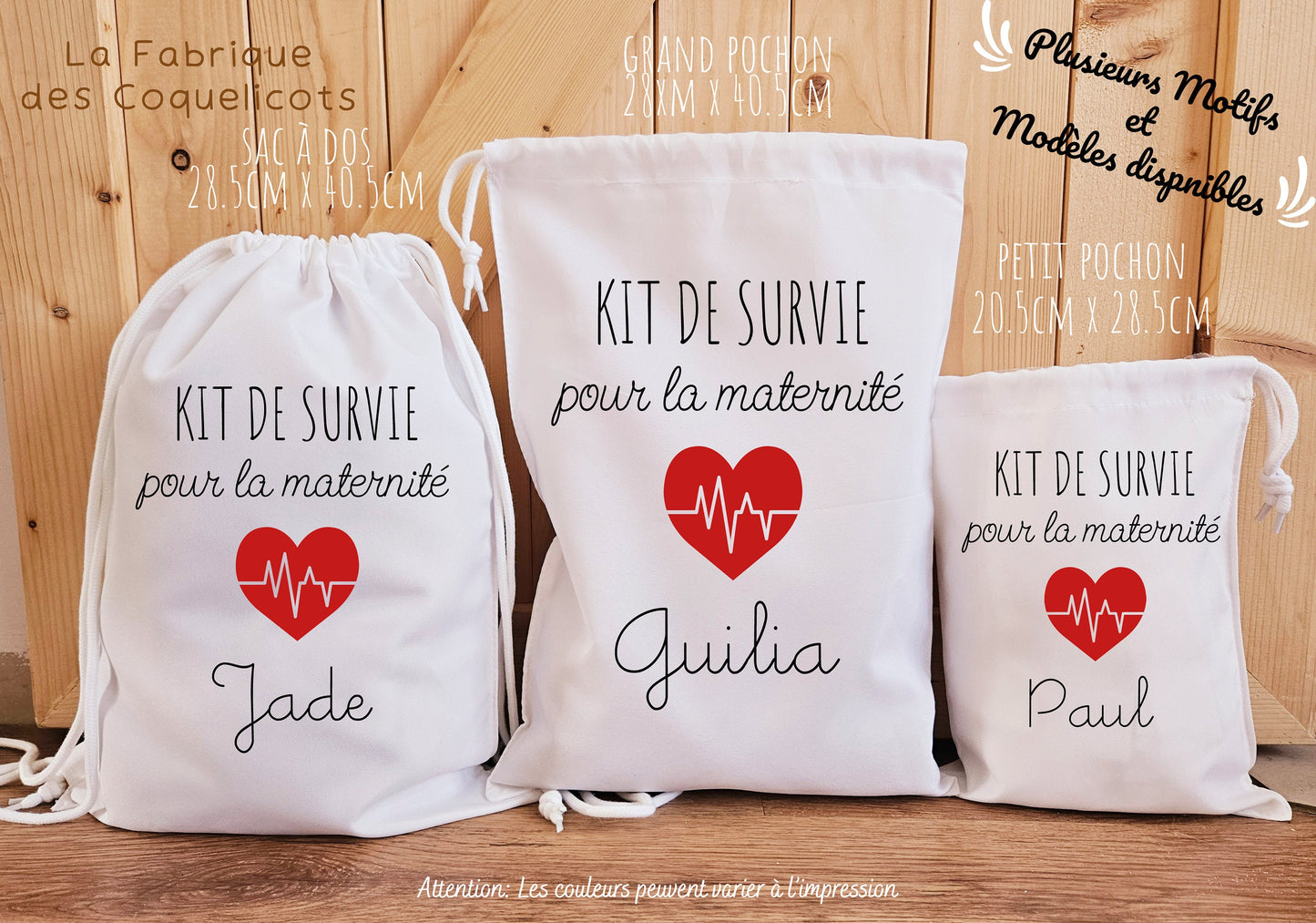 kit de survie / sac papa / kit papa / maternité cadeau papa naissance bébé pochon papa