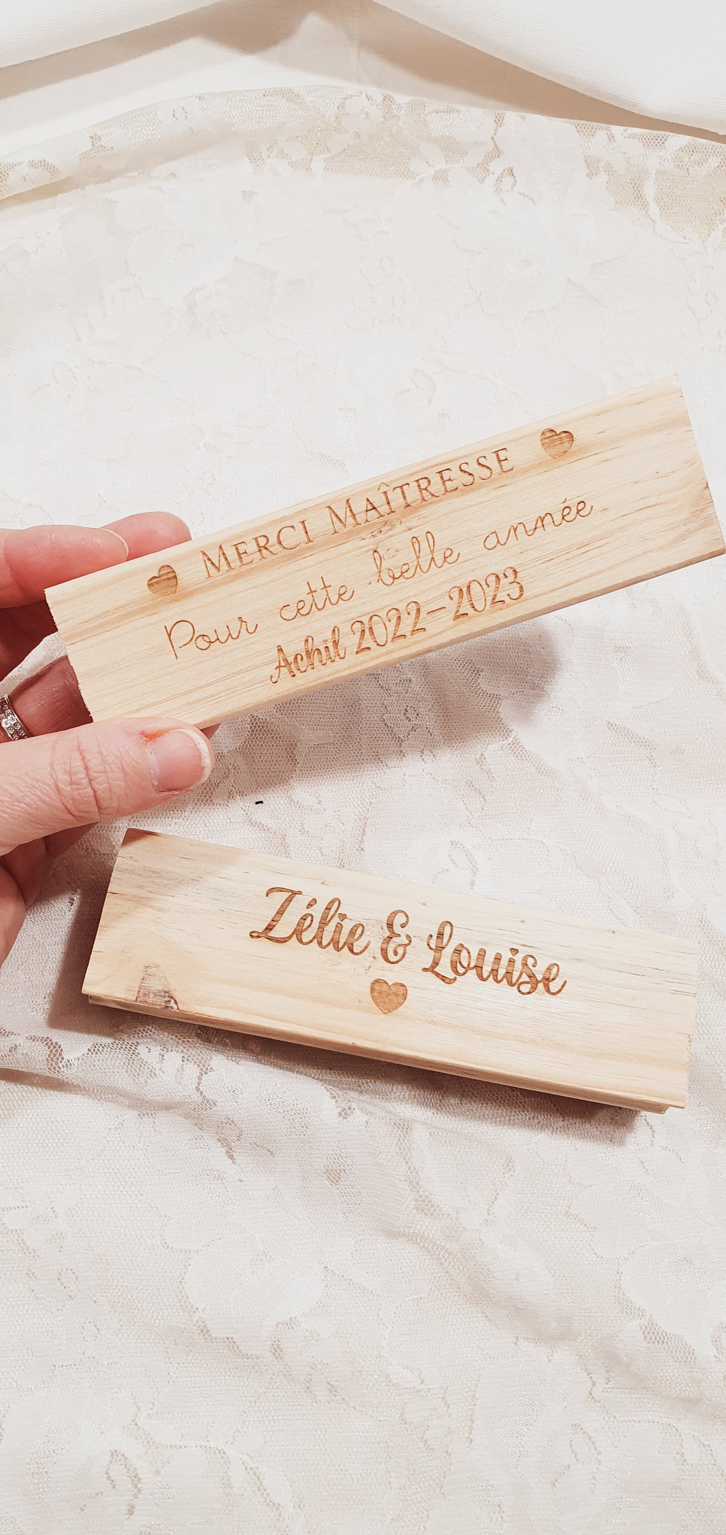 Brosse tableau personnalisée - maitresse - maitre cadeau personnalisé, fin année noël anniversaire maternelle école