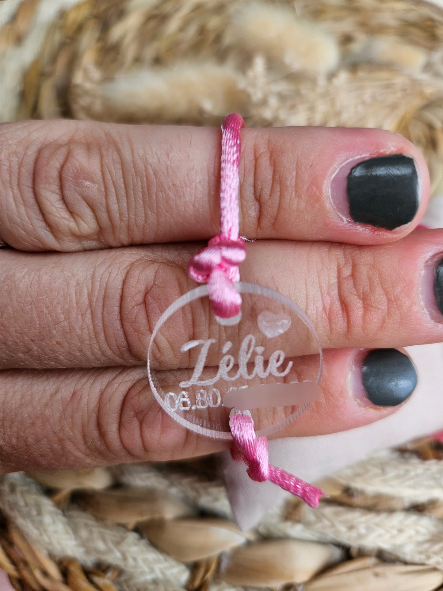 Bracelet liberty SOS vacances / enfant perdu / bracelet personnalisé / bracelet enfant bébé / contact urgence