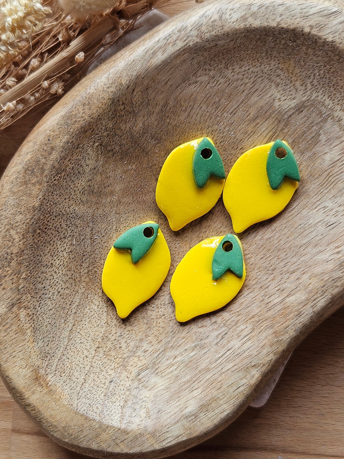 Boucles oreilles interchangeables FRUITI - COLLECTION SUMMER -  CITRON