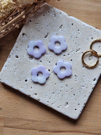 BOX SUMMER Boucles oreilles interchangeables GEORGETTE ET ZELIE - COLLECTION SUMMER -  MAUVE