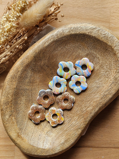 Boucles oreilles interchangeables ZELIE - COLLECTION SUMMER - RAINBOW REVERSIBLE