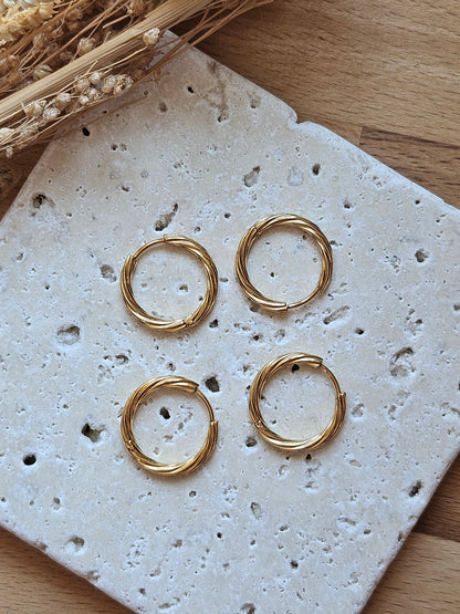 CREOLES pour boucles d'oreilles interchangeables