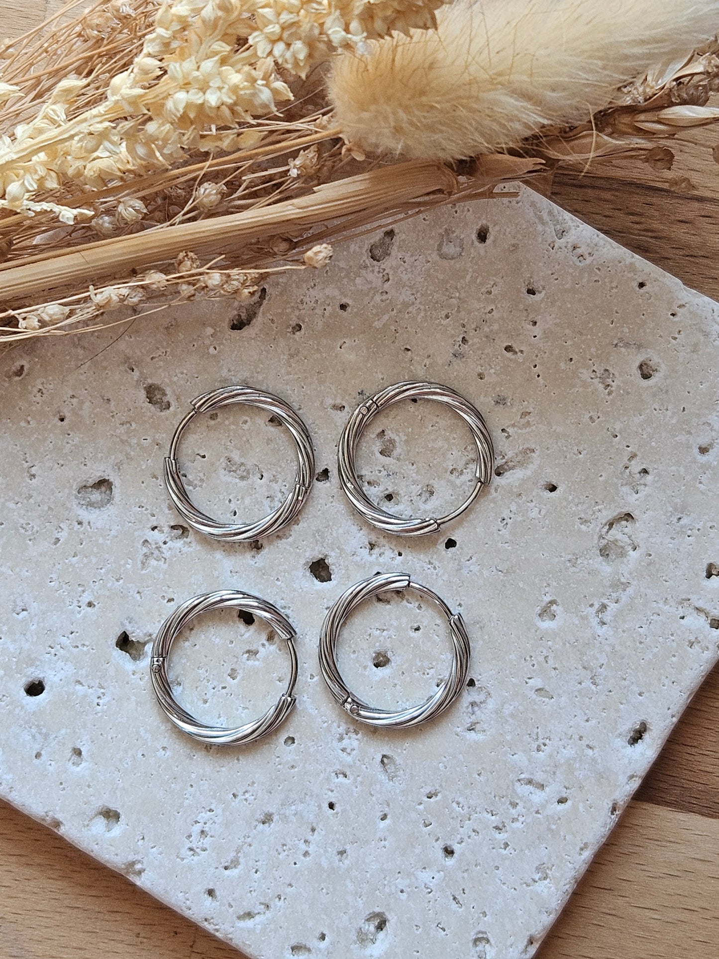 Créoles pour pampilles interchangeables