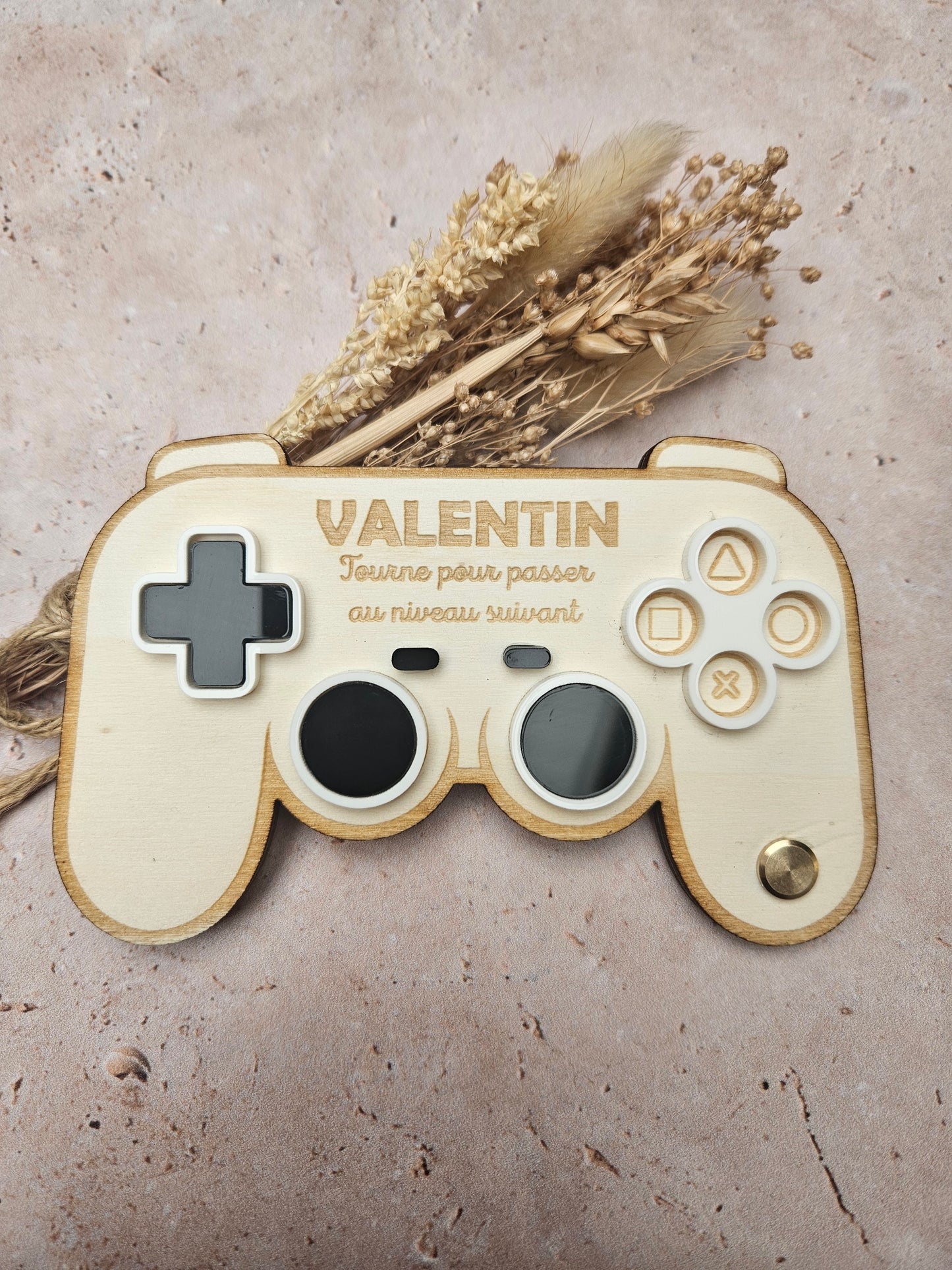 Demande surprise personnalisée -  manette de jeu vidéo - demande parrain marraine annonce tonton témoin