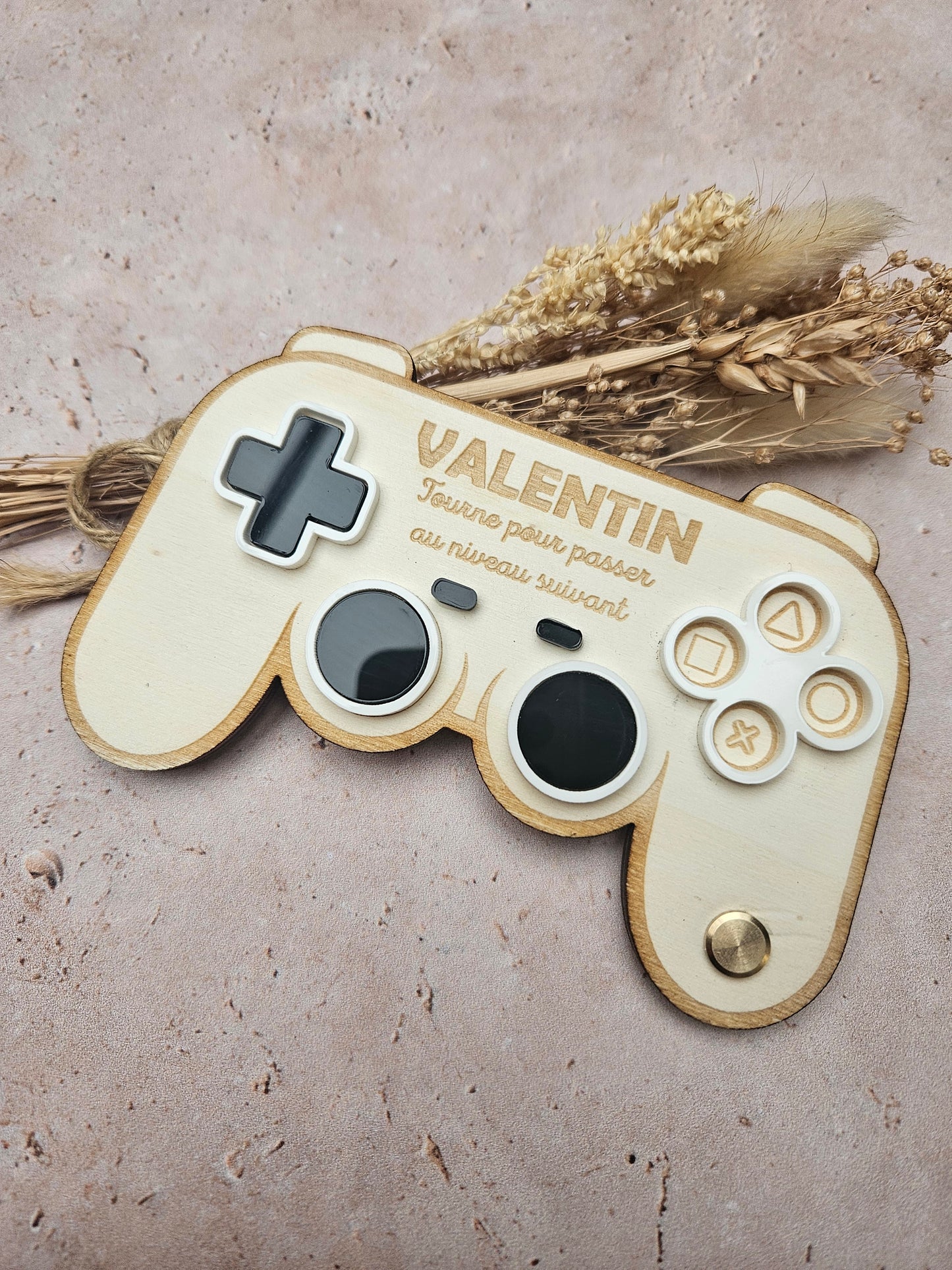 Demande surprise personnalisée -  manette de jeu vidéo - demande parrain marraine annonce tonton témoin