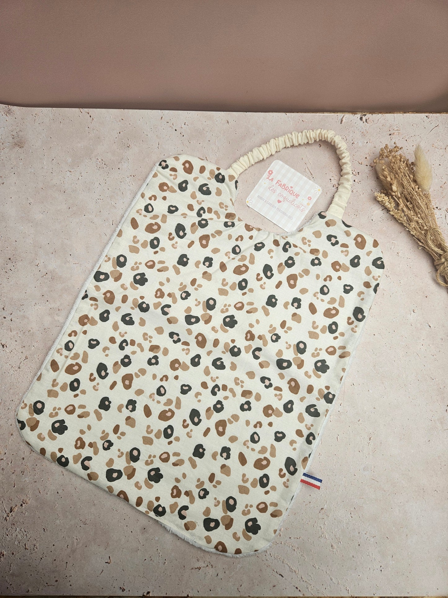 Serviette de Cantine LEOPARD BEIGE