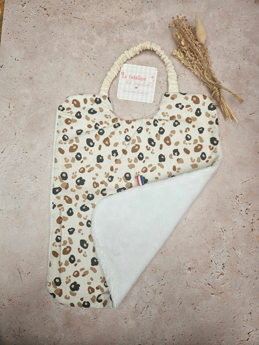 Serviette de Cantine LEOPARD BEIGE