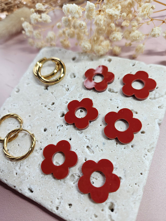 Pampilles interchangeables - par 2 - DROP OCTOBRE - ZELIE TERRA COTTA