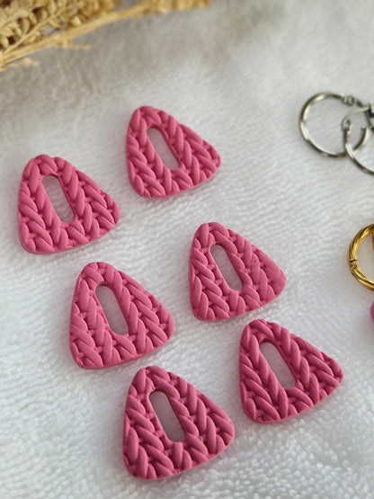 Pampilles interchangeables - par 2 -Collection Noël "Let it Shine" - SIMONE - ROSE EFFET PULL / RÉVERSIBLES