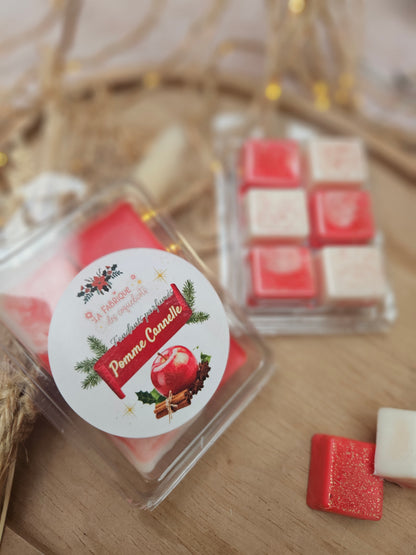 Tablette de 6 fondants parfumés - COLLECTION NOËL 2025 / Pomme Cannelle