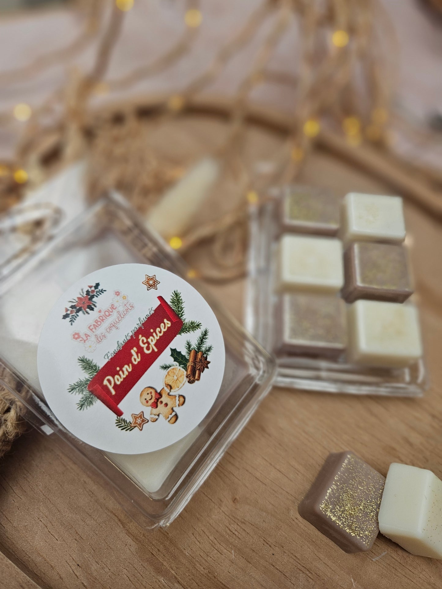 Tablette de 6 fondants parfumés - COLLECTION NOËL 2025 / Pain d'Epices