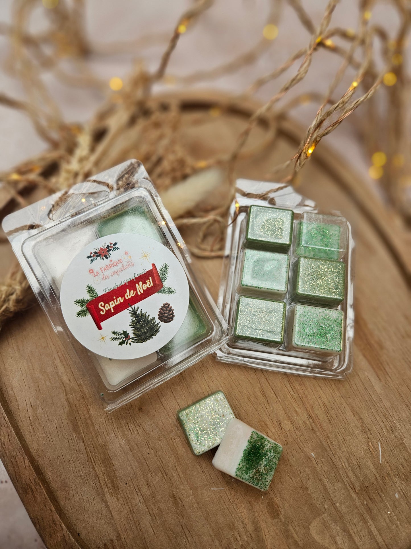 Tablette de 6 fondants parfumés - COLLECTION NOËL 2025 / Sapin de Noël