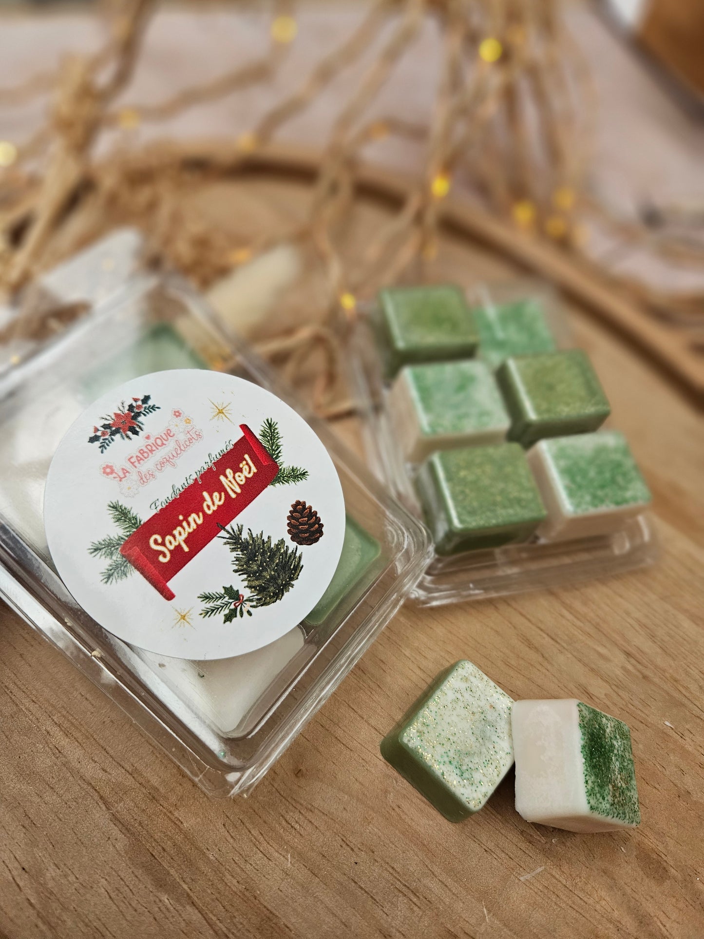 Tablette de 6 fondants parfumés - COLLECTION NOËL 2025 / Sapin de Noël
