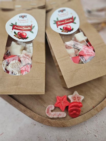 Sachet kraft de 14 fondants parfumés - COLLECTION NOËL 2025 / Pomme Cannelle