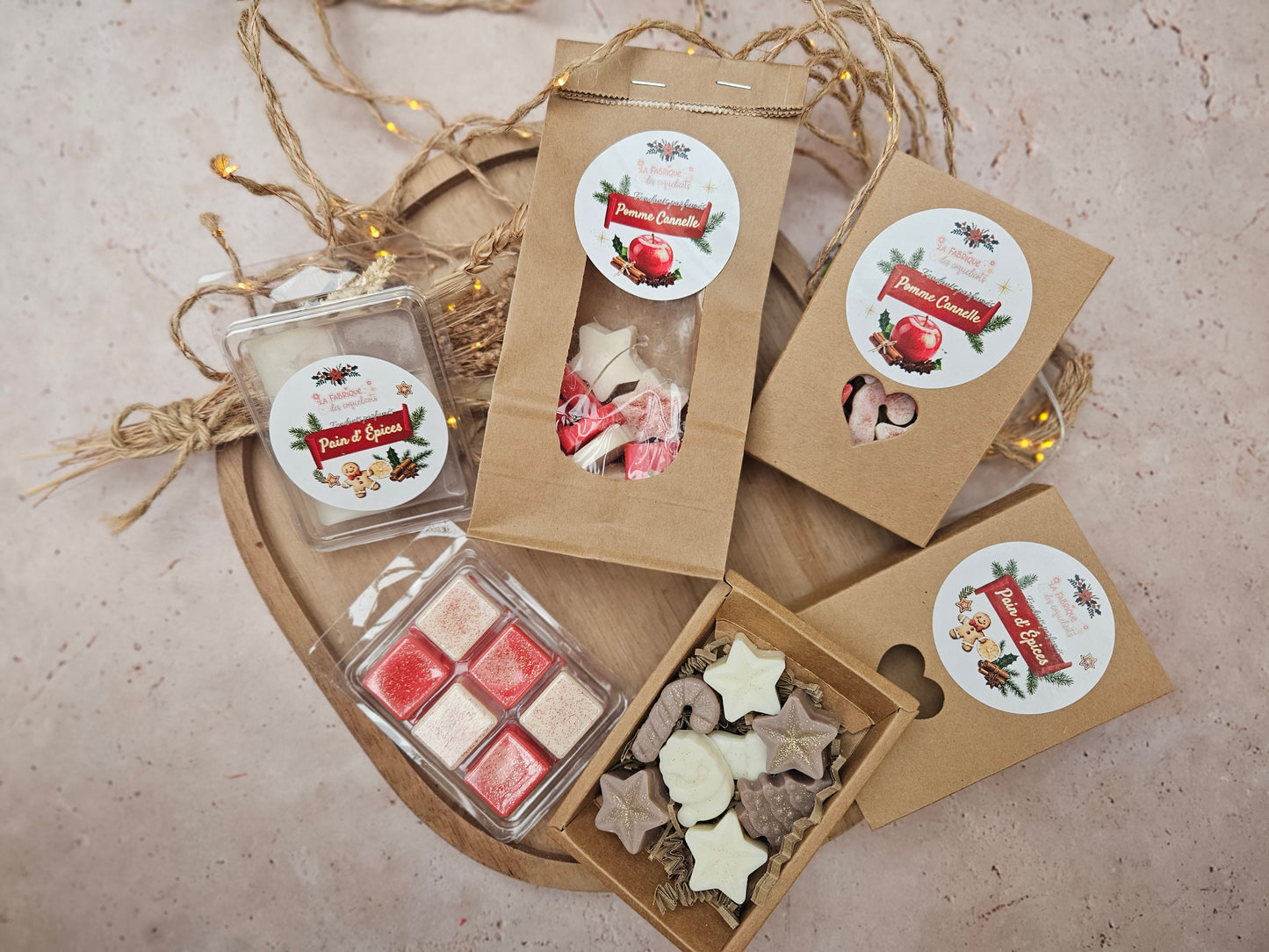 Tablette de 6 fondants parfumés - COLLECTION NOËL 2025 / Pain d'Epices