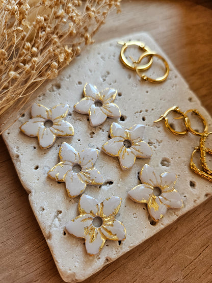 Pampilles interchangeables - Collection Noël "Let it Shine" - ANNIE - BEIGE ET OR