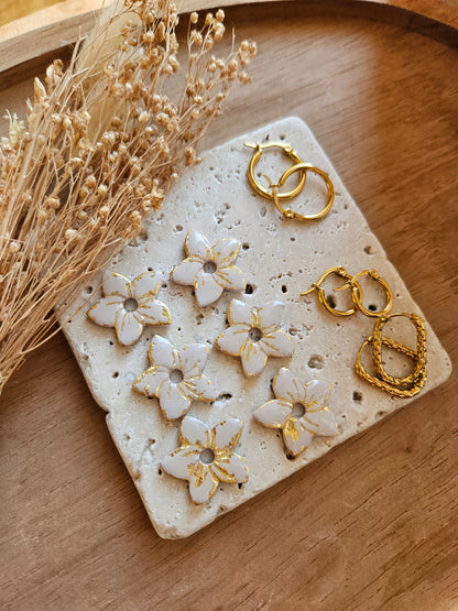 Pampilles interchangeables - Collection Noël "Let it Shine" - ANNIE - BEIGE ET OR