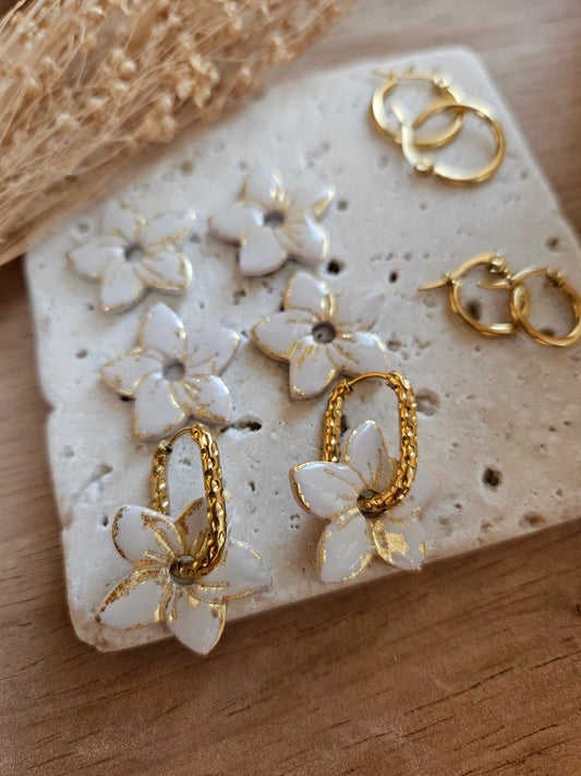 Pampilles interchangeables - Collection Noël "Let it Shine" - ANNIE - BEIGE ET OR