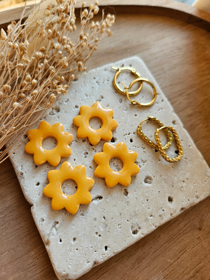 Pampilles interchangeables - par 2 - Collection Noël "Let it Shine" - LISETTE - ORANGE