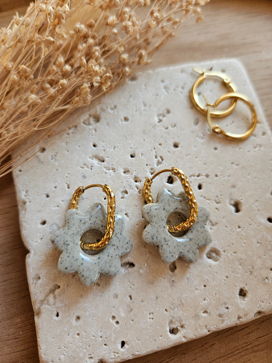 Pampilles interchangeables - par 2 -Collection Noël "Let it Shine" - LISETTE - GRANIT