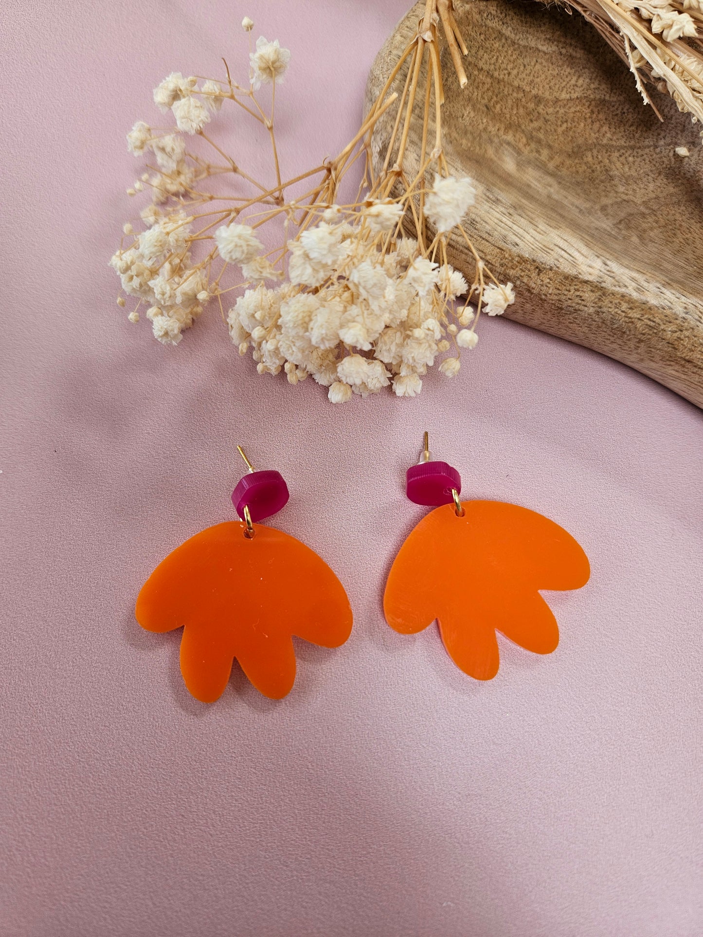 Boucles d'oreilles - MATHILDE - ORANGE