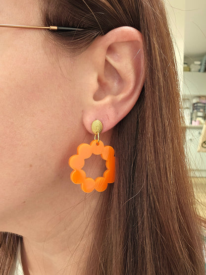 Boucles d'oreilles - BELLA - ORANGE