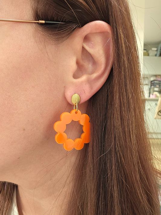 Boucles d'oreilles - BELLA - ORANGE