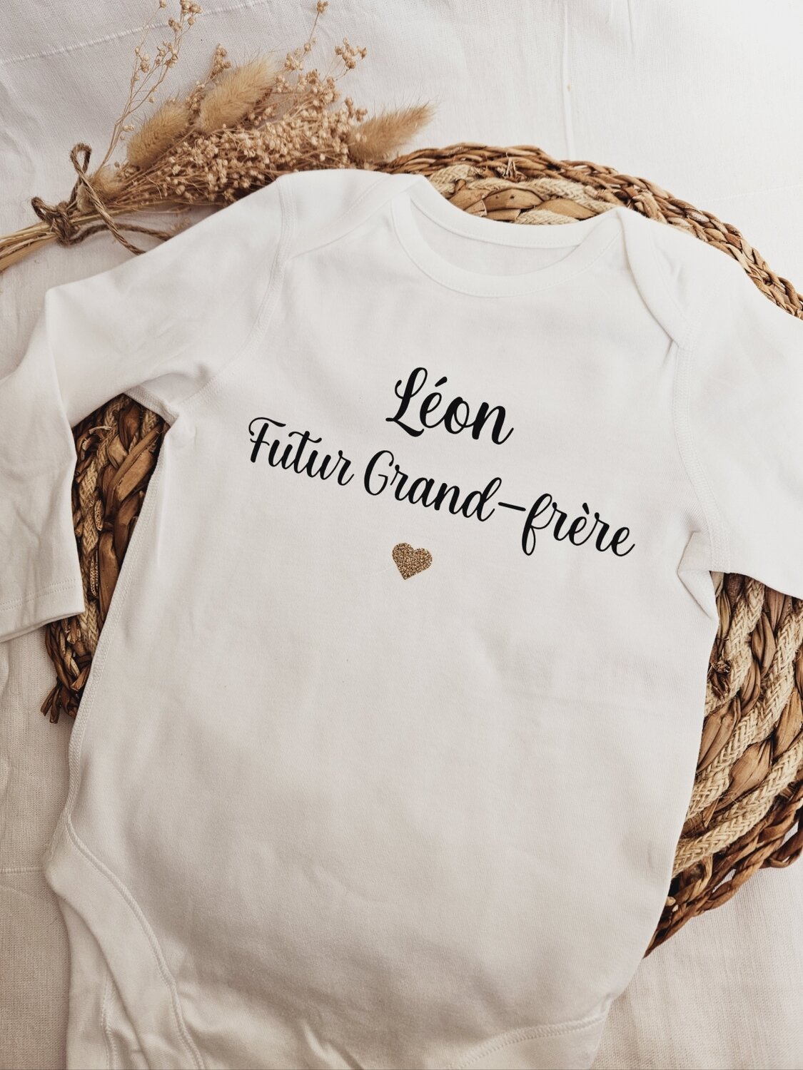 Body ou T-shirt personnalisé | annonce