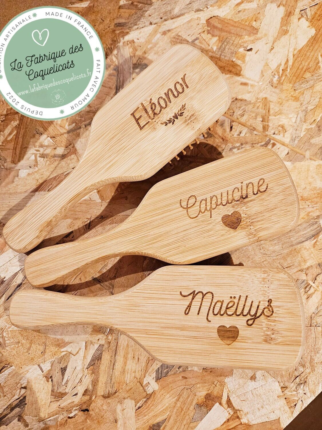 Brosse picot personnalisée