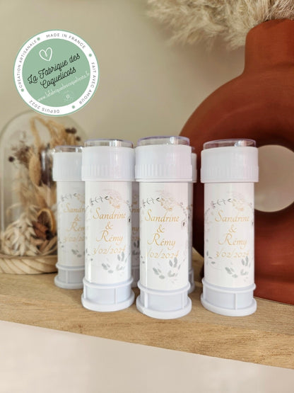 Etiquette autocollante personnalisée |mariage baptême baby shower anniversaire pacs communion