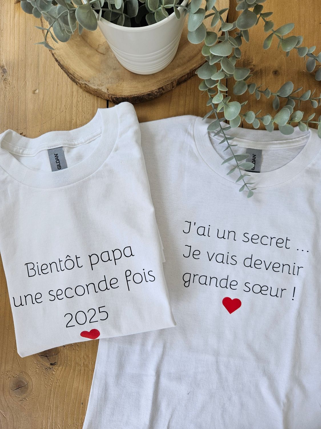 Body ou T-shirt personnalisé | annonce