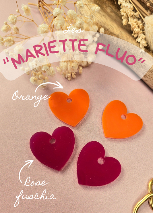 Pampilles interchangeables - par 2 - MARIETTE - FLUO