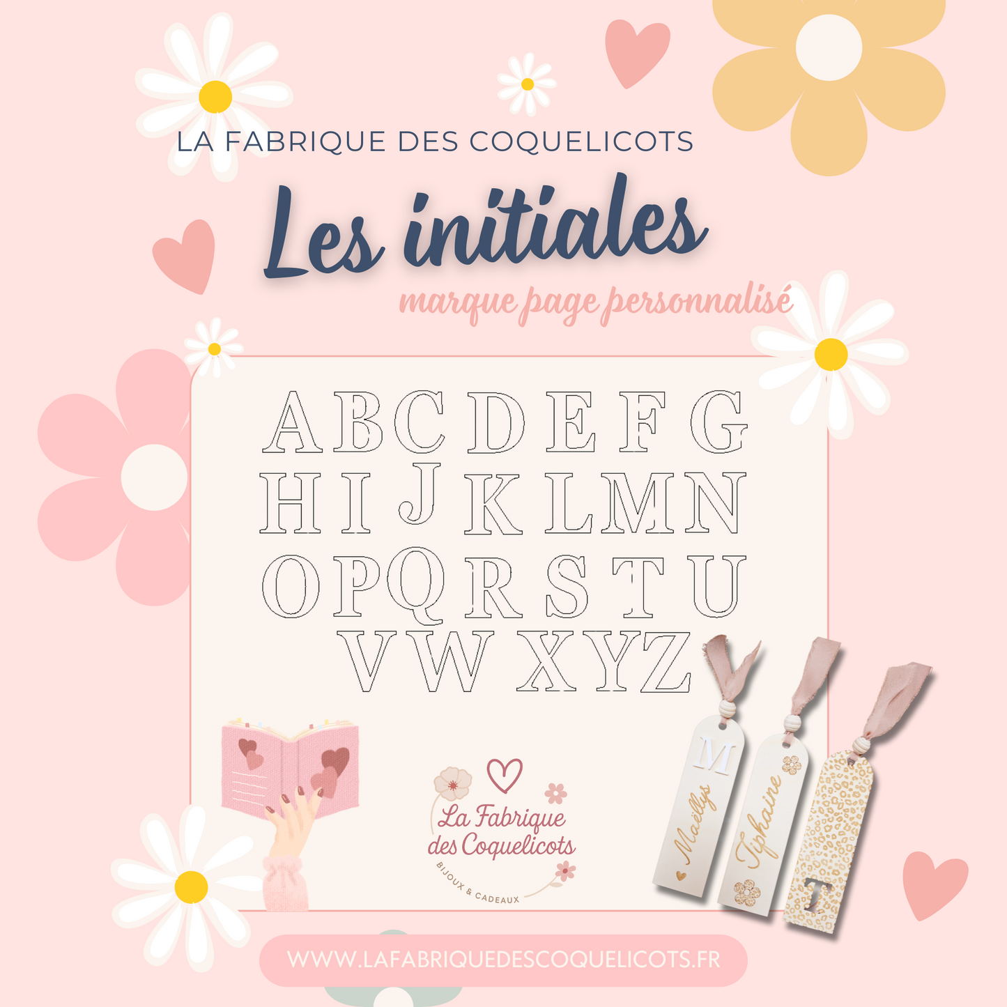 Marque page bois - personnalisé - léopard - initiale