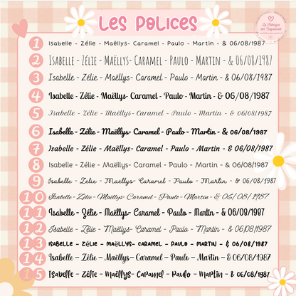 Sac à dos / à doudou / sac de change / école enfant maternelle rentrée des classes Animaux fleurs