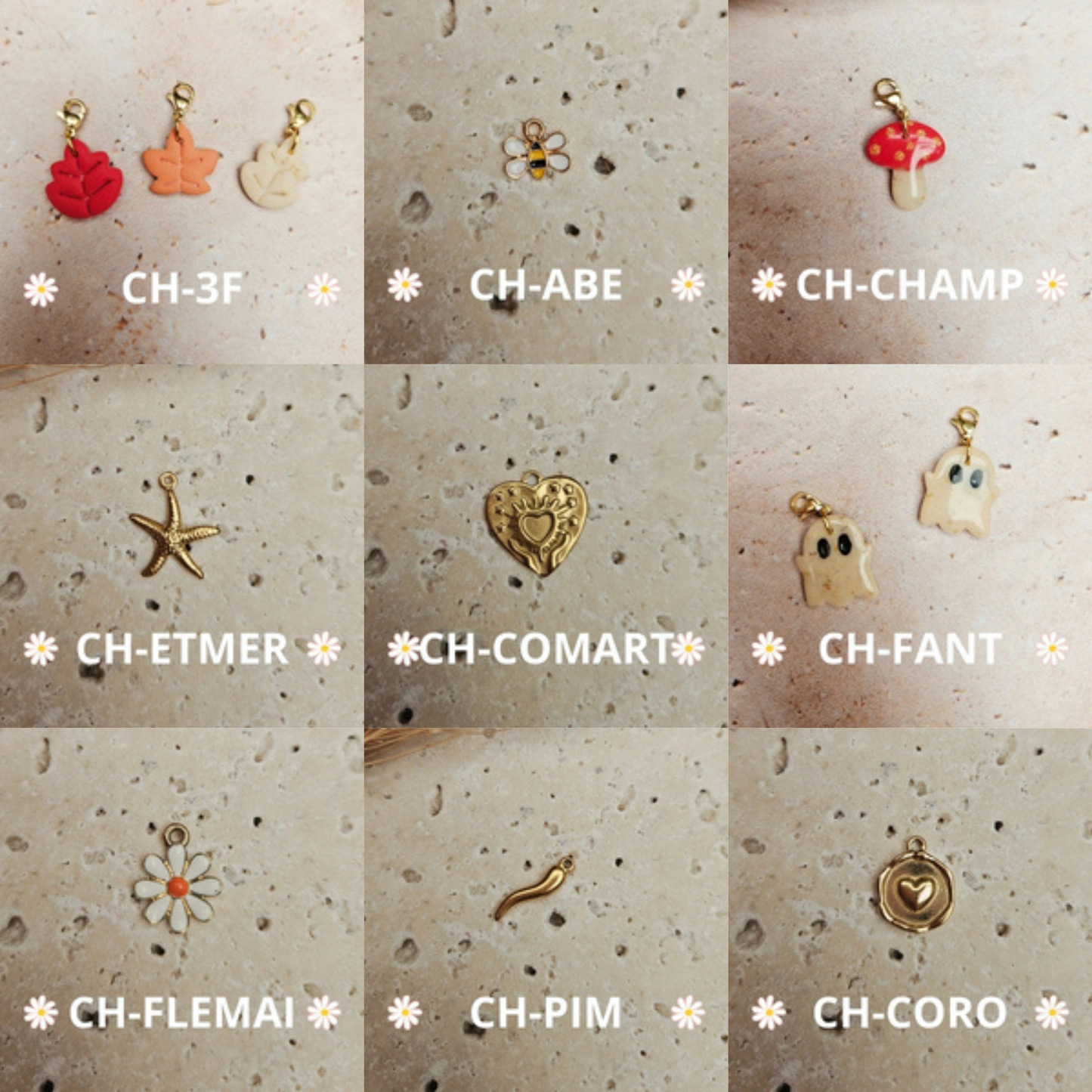 Bracelet à charms interchangeables