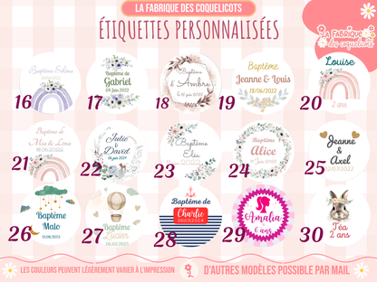 Mini Bougie personnalisée  | cadeau invité |
