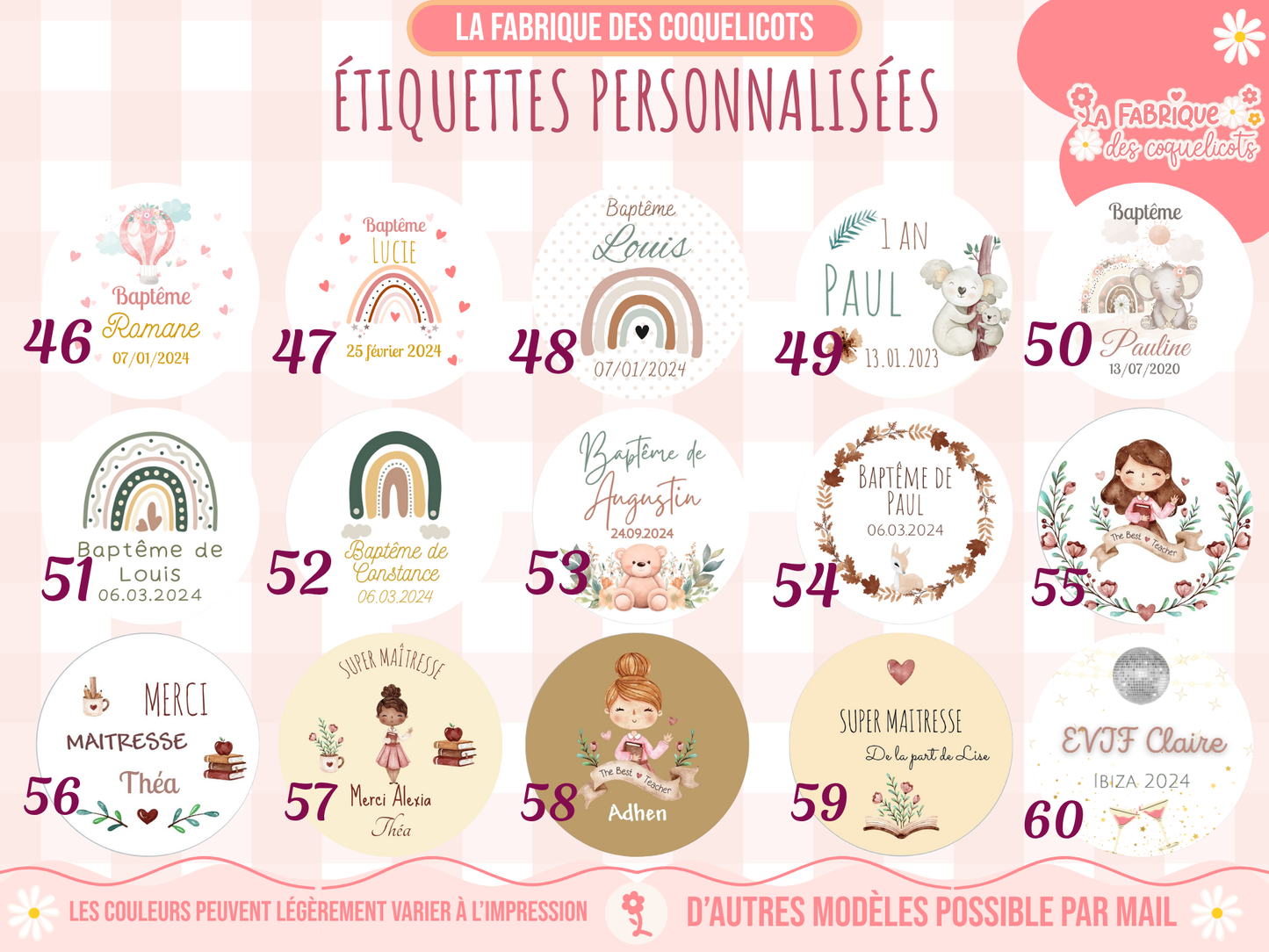 Mini Bougie personnalisée  | cadeau invité |