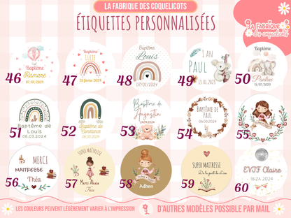 Mini Bougie personnalisée  | cadeau invité |