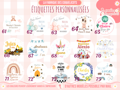 Mini Bougie personnalisée  | cadeau invité |