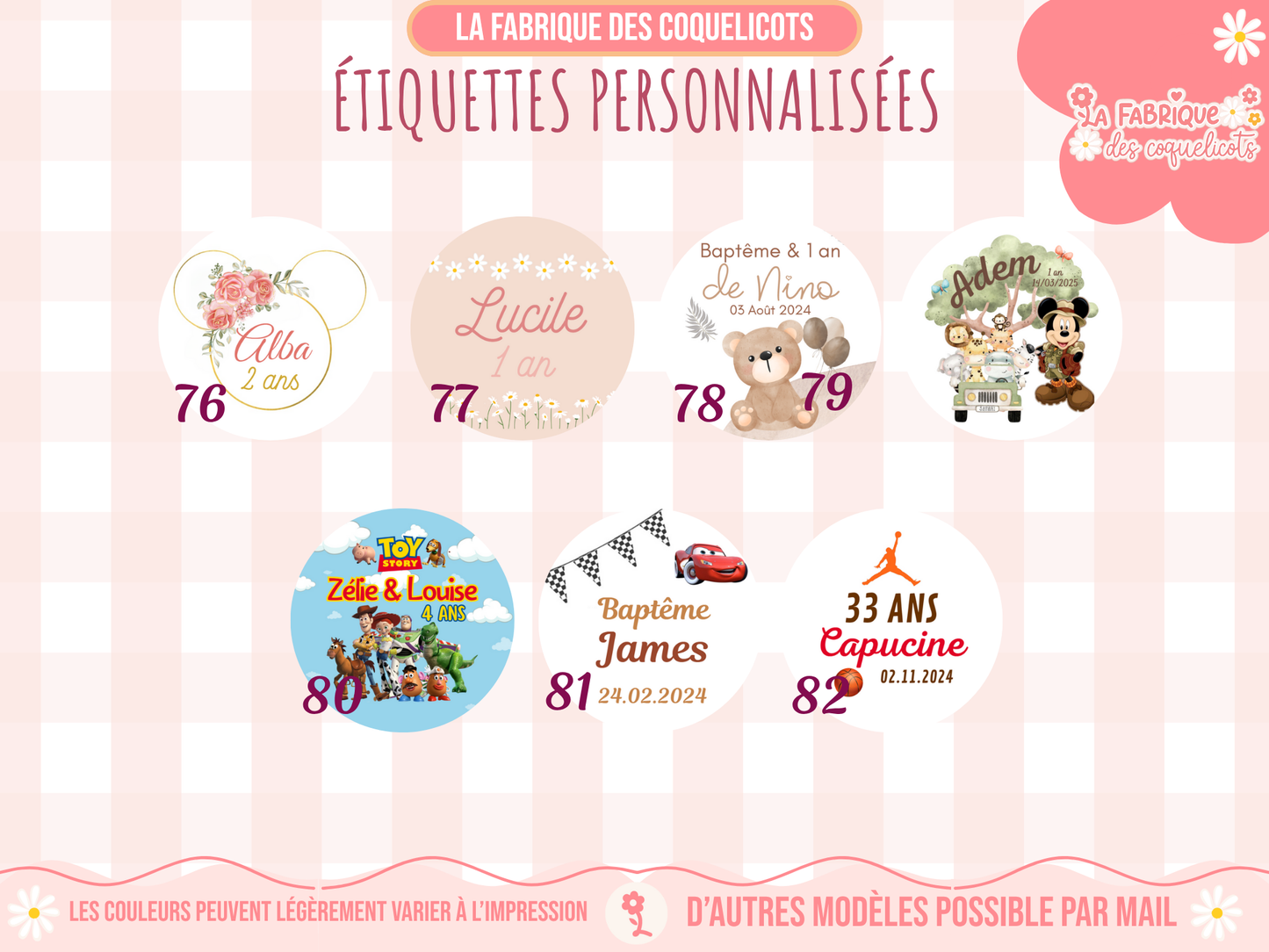 Mini Bougie personnalisée  | cadeau invité |