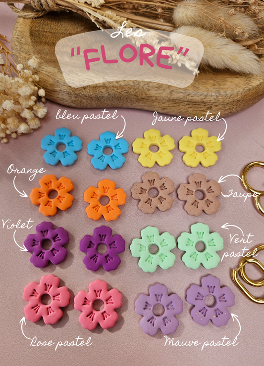 Pampilles interchangeables - par 2 - FLORE - COLOR