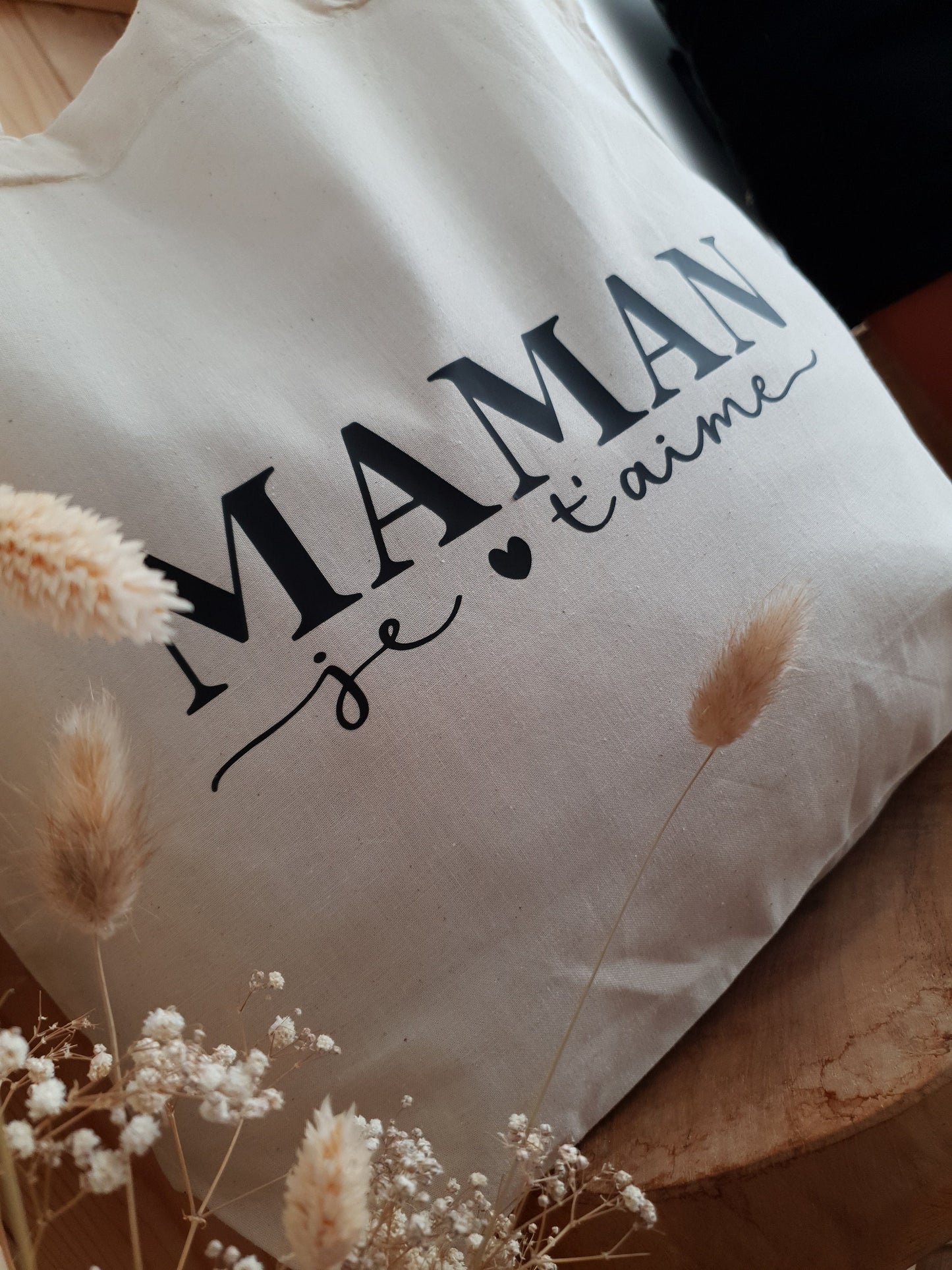 Tot bag  | sac personnalisé | cadeau femme ,idée cadeau femme , sac personnalisé original | maman | maman je t'aime | Noël | anniversaire