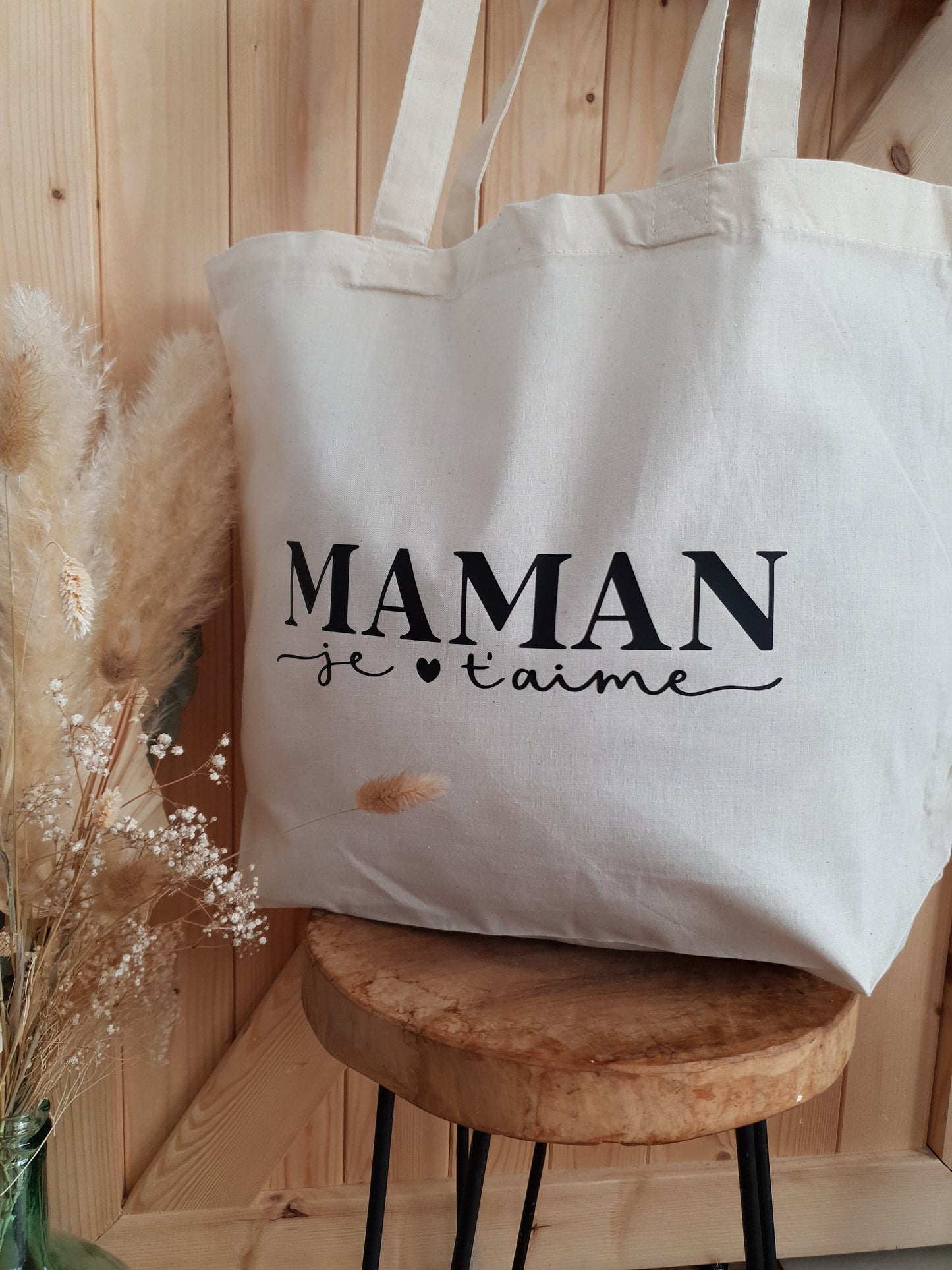 Tot bag  | sac personnalisé | cadeau femme ,idée cadeau femme , sac personnalisé original | maman | maman je t'aime | Noël | anniversaire