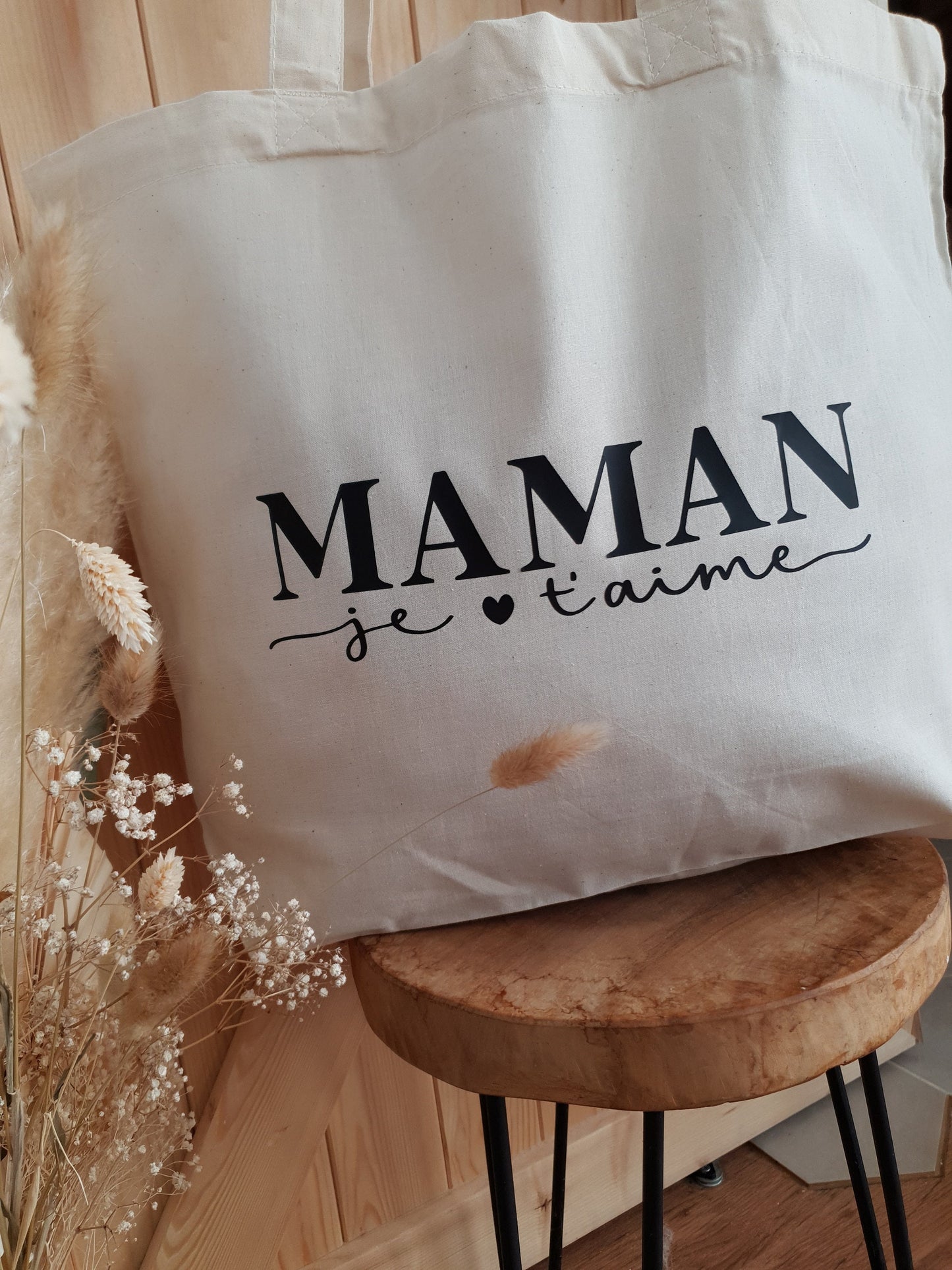 Tot bag  | sac personnalisé | cadeau femme ,idée cadeau femme , sac personnalisé original | maman | maman je t'aime | Noël | anniversaire