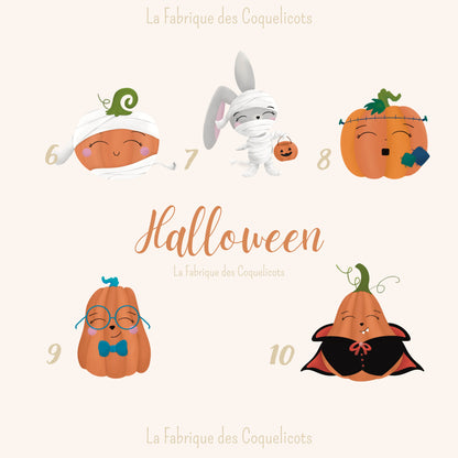 SAC HALLOWEEN | sac à bonbons | bonbons halloween | fête halloween | récolte bonbons | halloween personnalisé | cadeau personnalisé enfant