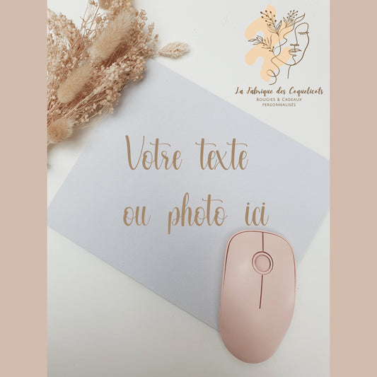 Tapis de souris original personnalisé rond ou rectangle
