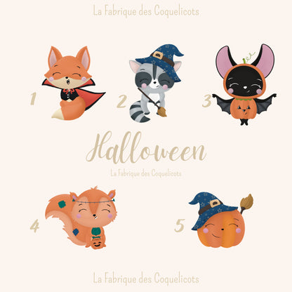 SAC HALLOWEEN | sac à bonbons | bonbons halloween | fête halloween | récolte bonbons | halloween personnalisé | cadeau personnalisé enfant