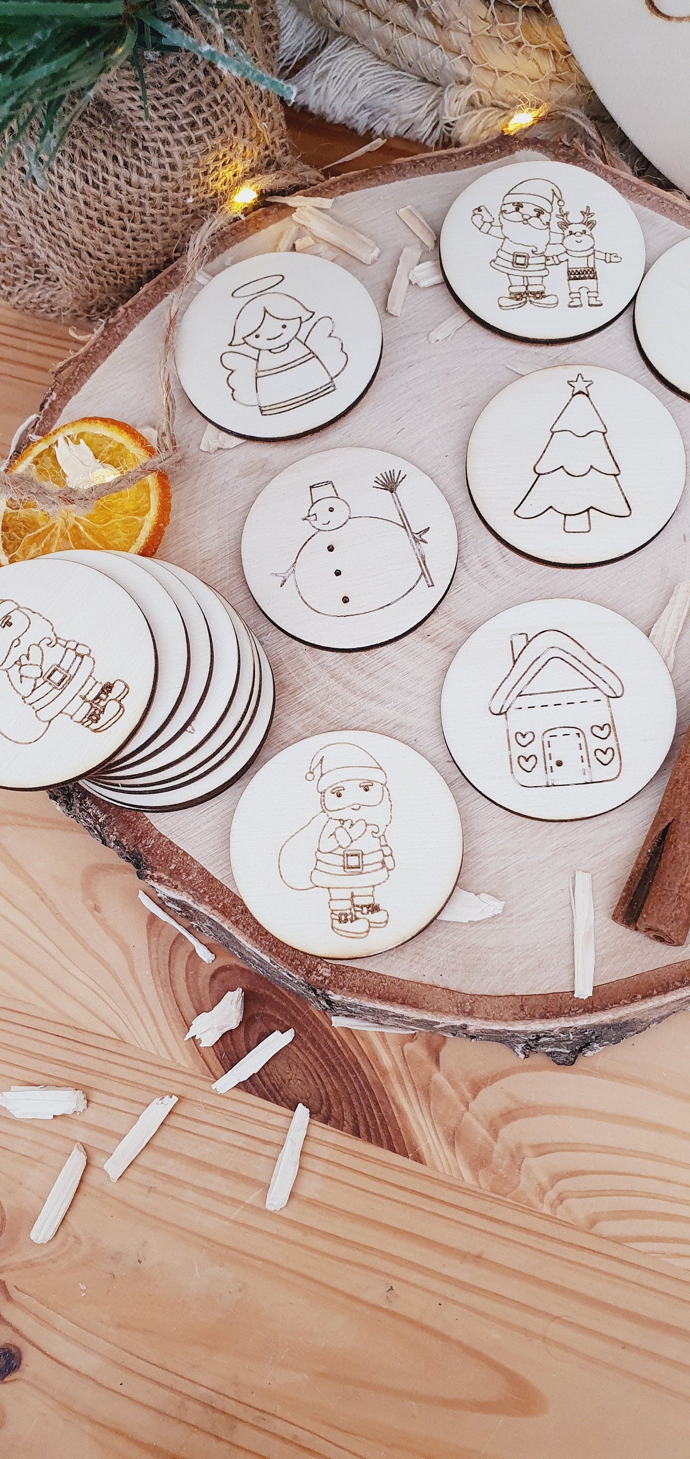 Memory | jeu éducatif | jeu de mémoire | personnalisé | bois | Montessori | jouet apprentissage  enfant | petit enfant | thème noel